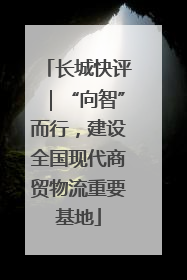 长城快评｜“向智”而行，建设全国现代商贸物流重要基地
