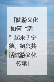 陆游文化如何“活 ”起来？宁德、绍兴共话陆游文化传承