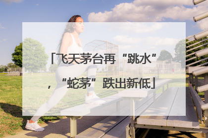 飞天茅台再“跳水”，“蛇茅”跌出新低
