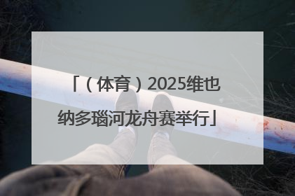 （体育）2025维也纳多瑙河龙舟赛举行