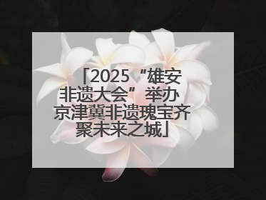 2025“雄安非遗大会”举办 京津冀非遗瑰宝齐聚未来之城