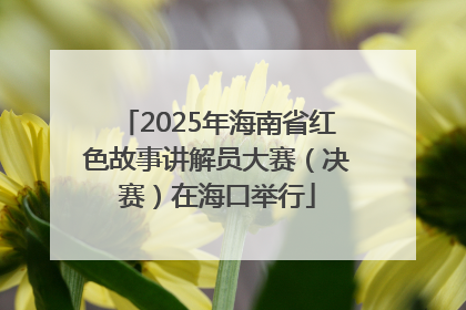 2025年海南省红色故事讲解员大赛（决赛）在海口举行