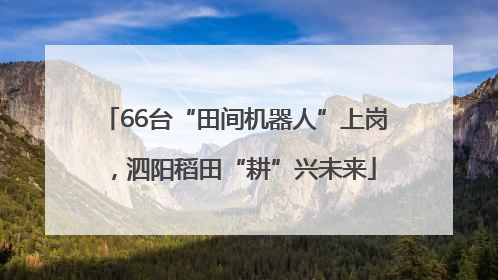 66台“田间机器人”上岗，泗阳稻田“耕”兴未来