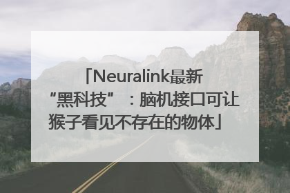 Neuralink最新“黑科技”：脑机接口可让猴子看见不存在的物体